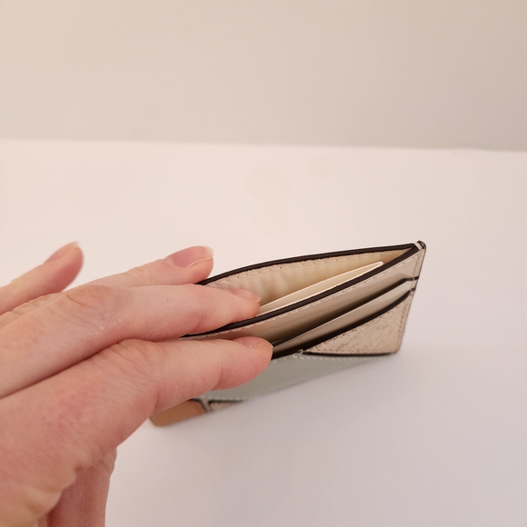 Tory Burch Colorblock Card Holder - Picture 4 of 8